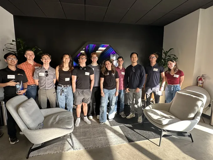 PARSEC members touring Relativity Space in 2025