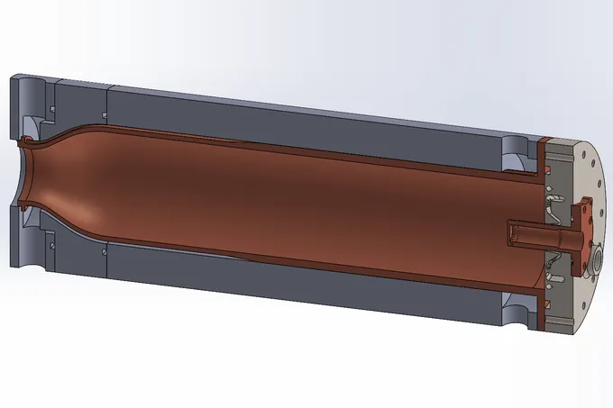 CAD cross-section of the RUDy engine